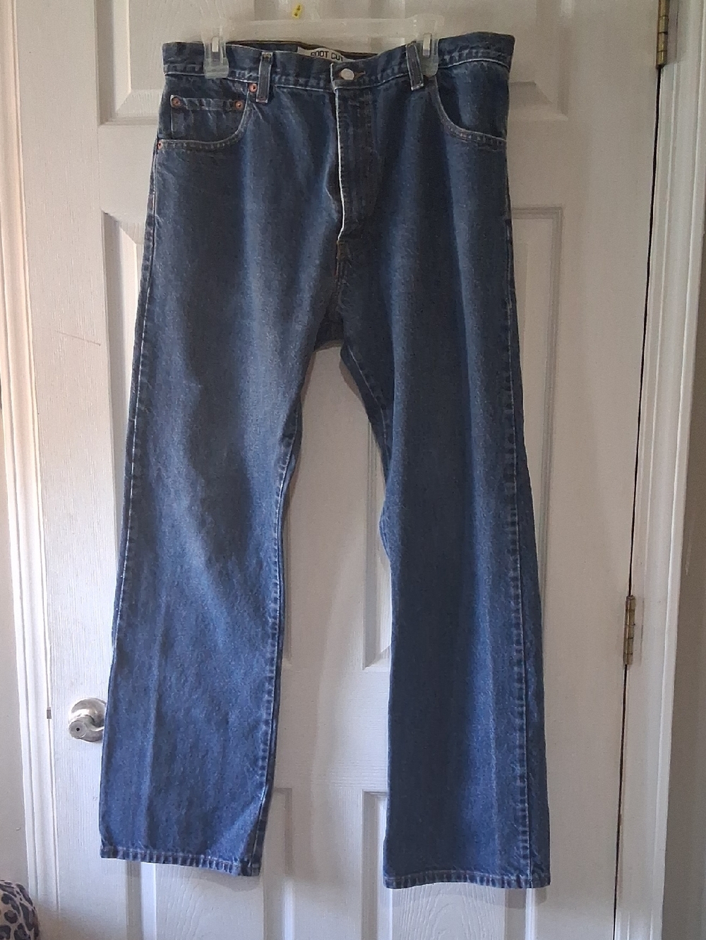 NWOTMens Classic Levis 517 Bootcut Blue Denim Jeans Sz. 36 X 32